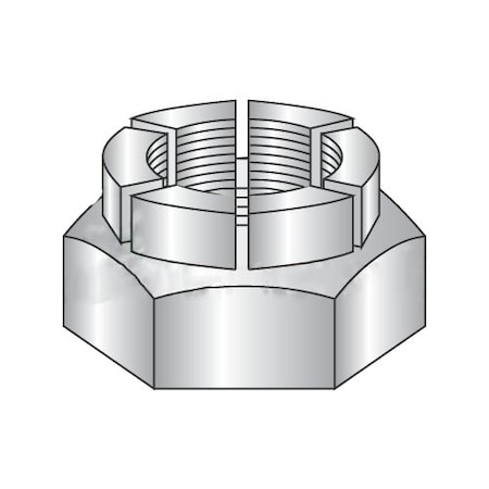 Flexible Top Lock Nut, #8-32, 18-8 Stainless Steel, Not Graded, 250 PK